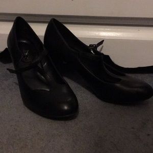 Black T-Strap Mary Jane pumps